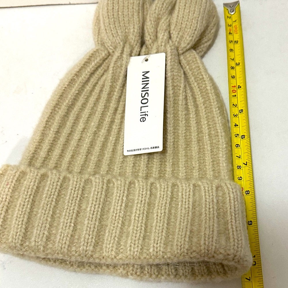 Beige Bunny Ear Hat - Picture 7 of 7